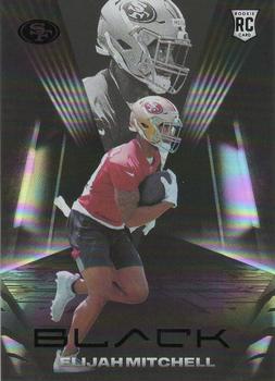 2021 Panini Black #173 Elijah Mitchell Front