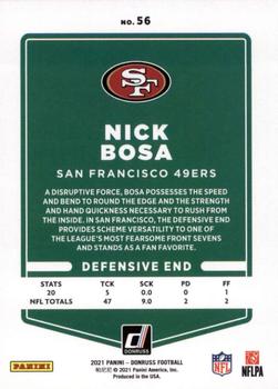 2021 Donruss #56 Nick Bosa Back