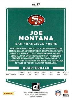 2021 Donruss #57 Joe Montana Back