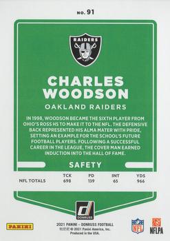 2021 Donruss #91 Charles Woodson Back
