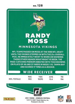 2021 Donruss #128 Randy Moss Back