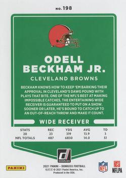2021 Donruss #198 Odell Beckham Jr. Back