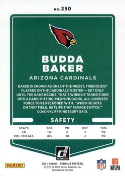 2021 Donruss #250 Budda Baker Back