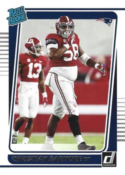 2021 Donruss #349 Christian Barmore Front
