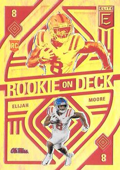 2021 Donruss Elite - Rookie on Deck #RD20 Elijah Moore Front
