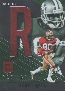 2021 Donruss Elite - Spellbound Green #S-R Jerry Rice Front