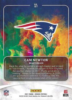 2021 Panini Origins #67 Cam Newton Back