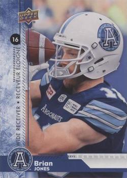 2018 Upper Deck CFL - Blue #32 Brian Jones Front