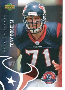 2002 Upper Deck Houston Texans Inaugural Season #HT10 Tony Boselli Front
