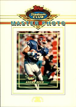 1993 Stadium Club - Super Teams Master Photos: Buffalo Bills #NNO Andre Reed Front