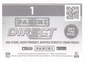 2021 Panini Sticker & Card Collection #1 Panini Logo Back