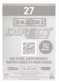 2021 Panini Sticker & Card Collection #27 Drew Pearson Back
