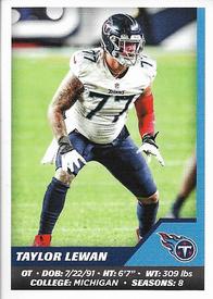 2021 Panini Sticker & Card Collection #224 Taylor Lewan Front