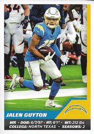 2021 Panini Sticker & Card Collection #288 Jalen Guyton Front