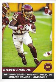 2021 Panini Sticker & Card Collection #352 Steven Sims Jr. Front