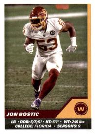 2021 Panini NFL Sticker & Card Collection #357 Jon Bostic Front