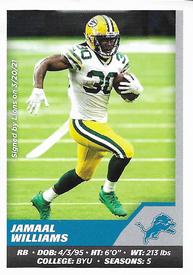 2021 Panini NFL Sticker & Card Collection #381 Jamaal Williams Front