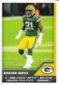 2021 Panini Sticker & Card Collection #405 Adrian Amos Front