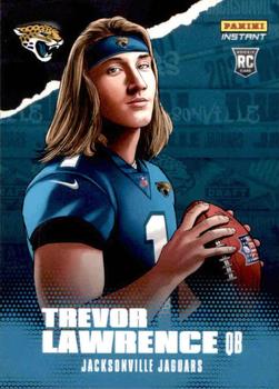 2021 Panini Instant Illustration Series #IS-TL Trevor Lawrence Front