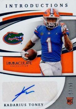 2021 Panini Immaculate Collection Collegiate - Immaculate Introductions #IMI-KT Kadarius Toney Front