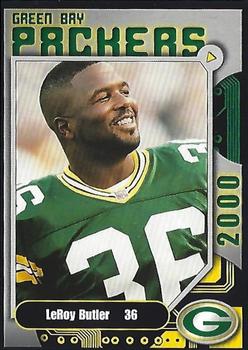 2000 Green Bay Packers Police - Ron's Super Service, Town of Waterford Police Department #3 LeRoy Butler Front