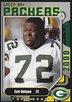 2000 Green Bay Packers Police - Ron's Super Service, Town of Waterford Police Department #4 Earl Dotson Front