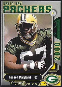 2000 Green Bay Packers Police - Ron's Super Service, Town of Waterford Police Department #12 Russell Maryland Front