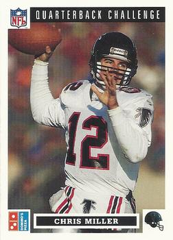 1991 Upper Deck Domino's The Quarterbacks #1 Chris Miller Front