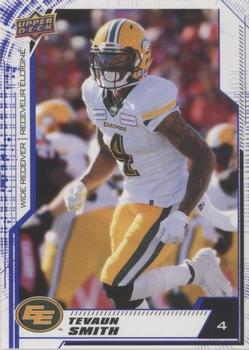 2020 Upper Deck CFL - Blue #191 Tevaun Smith Front