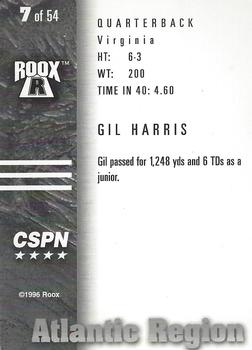 1996 Roox Prep Stars AT/EA/SE - Atlantic Region #7 Gil Harris Back