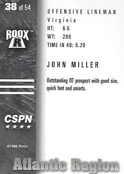 1996 Roox Prep Stars AT/EA/SE - Atlantic Region #38 John Miller Back