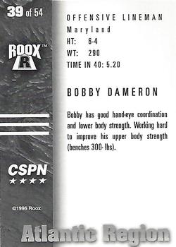 1996 Roox Prep Stars AT/EA/SE - Atlantic Region #39 Bobby Dameron Back