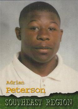 1996 Roox Prep Stars AT/EA/SE - Southeast Region #12 Adrian Peterson Front