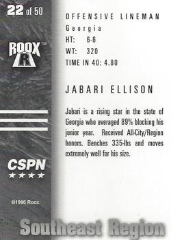 1996 Roox Prep Stars AT/EA/SE - Southeast Region #22 Jabari Ellison Back