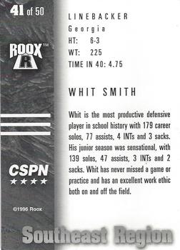 1996 Roox Prep Stars AT/EA/SE - Southeast Region #41 Whit Smith Back