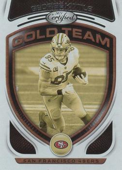 2021 Panini Certified - Gold Team #GT-17 George Kittle Front