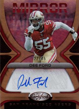 2021 Panini Certified - Mirror Signatures Bronze #MS-DF Dee Ford Front