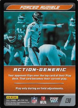 2021 Panini NFL Five #C90 Forced Audible Front