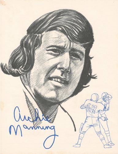 1972 Coca-Cola #NNO Archie Manning Front