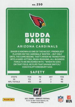 2021 Donruss - Season Stat Line #250 Budda Baker Back