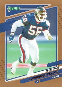 2021 Donruss - Press Proof Bronze #83 Lawrence Taylor Front