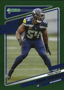 2021 Donruss - Press Proof Green #32 Bobby Wagner Front