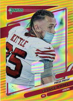 2021 Donruss - Press Proof Premium #54 George Kittle Front