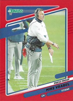 2021 Donruss - Press Proof Red #12 Mike Vrabel Front