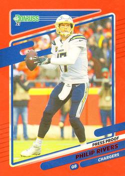 2021 Donruss - Press Proof Red #71 Philip Rivers Front