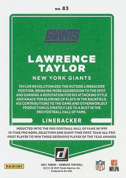 2021 Donruss - Press Proof Red #83 Lawrence Taylor Back