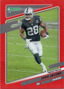 2021 Donruss - Press Proof Red #85 Josh Jacobs Front