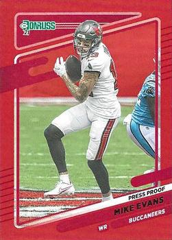 2021 Donruss - Press Proof Red #101 Mike Evans Front