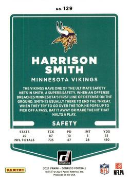 2021 Donruss - Press Proof Red #129 Harrison Smith Back