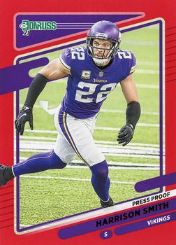 2021 Donruss - Press Proof Red #129 Harrison Smith Front